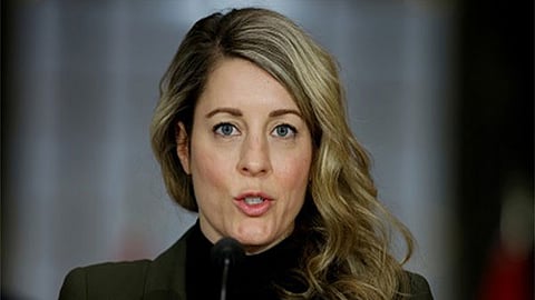Canada's Foreign Minister Mélanie Joly 