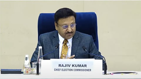 Chief Election Commissioner Rajiv Kumar 