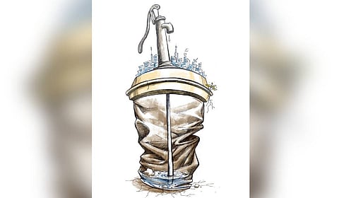 The decision of the state GWD to impose restrictions on the extraction of groundwater from borewells for irrigation purposes in the critical zones has triggered protests by farmers. 
