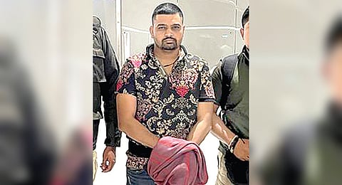 Gangster Deepak Boxer remanded to 
police custody in extortion, shooting case