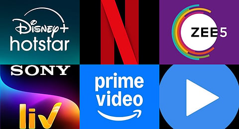 OTT platforms logos used for representative purposes only.