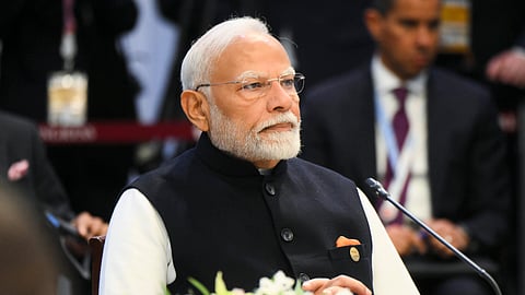 Prime Minister Narendra Modi at  the 16th BRICS Summit, in Kazan, Russia, Wednesday, Oct. 23, 2024.