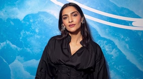 Sonam Kapoor attends the Christian Dior Spring/Summer 2025 show in Paris. 