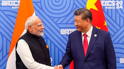 Prime Minister Narendra Modi and Chinese President Xi Jinping 