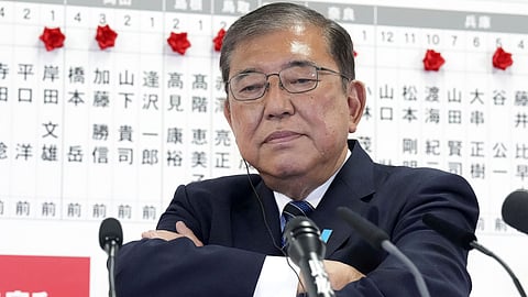 Japan's Prime Minister Shigeru Ishiba