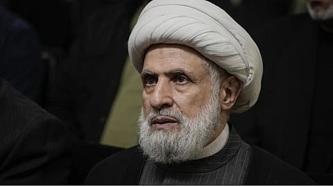Naim Qassem to succeed Haasan Nasrallah as leader after his death in an Israeli strike on south Beirut last month.