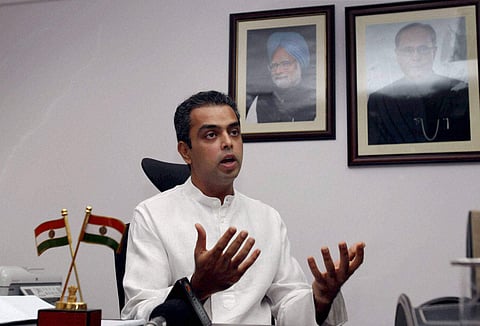 Former Congress leader Milind Deora. 
