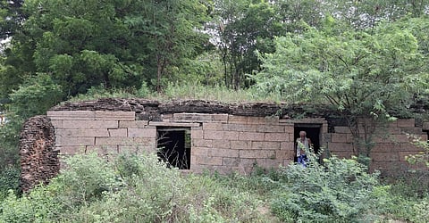 The 300-year-old Choultry damaged condition at Marayoor near Narikudi in Virudhunagar district 