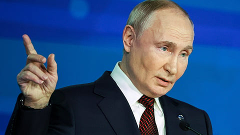 President Vladimir Putin on Thursday congratulated Donald Trump on his election victory in the Russian leader's first public comment on the outcome of the U.S. balloting.
