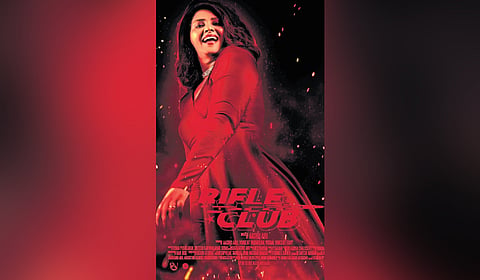 Character poster of Vani Viswanath in the 'Rifle Club' movie