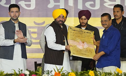 Former Delhi Chief Minister and National Convenor of AAP, Arvind Kejriwal, called upon Punjab's newly elected Sarpanchs today to hold gram sabhas in their respective villages.