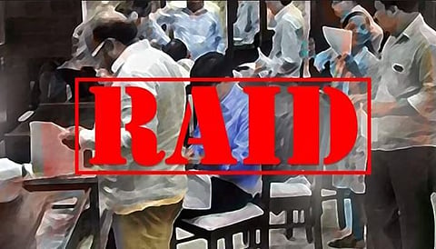 IT Department on Tuesday conducted simultaneous raids at multiple locations across India in connection with an alleged ₹100 crore scam involving two Odisha-based iron ore mining companies. 