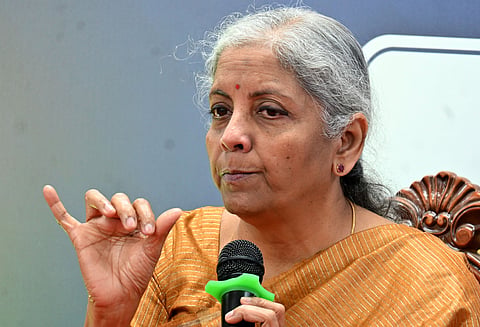  Union Finance minister Nirmala Sitharaman 