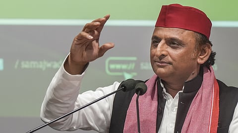 Samajwadi Party (SP) President Akhilesh Yadav.
