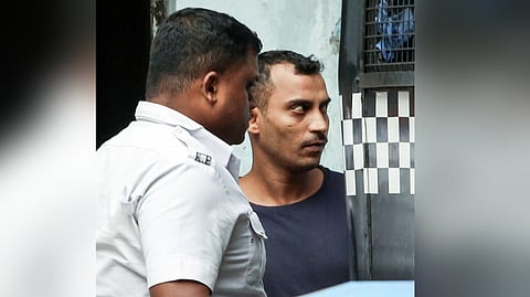RG Kar Medical College and Hospital rape and murder case accused Sanjoy Roy at a Court, in Kolkata.
