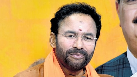 BJP state president G Kishan Reddy