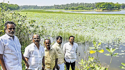 The team has set itself an ambitious goal of desilting 1,000 waterbodies in the state. 