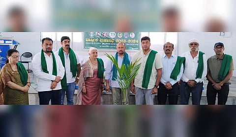 Farmer leaders during the annual conference. 