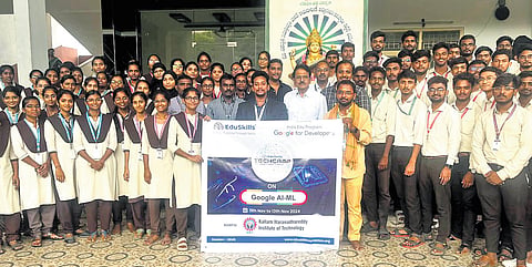 Tech camp on Machine Learning,  AI held