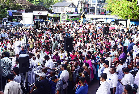 The residents of Munambam who are fighting to save their properties from getting usurped by the Waqf Board.