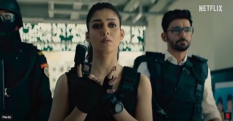 YouTube screengrab from the trailer of the Netflix documentary, Nayanthara: Beyond the Fairy Tale. 