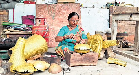 Pembarthy Vishwakarma community appeals to the government to recognise their traditional work and release funds for the establishment of a training centre
