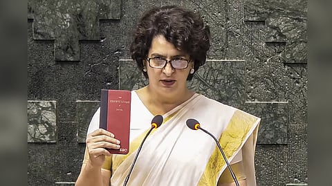Rahul Gandhi, in his address, launched a scathing attack on the Bharatiya Janata Party (BJP), alleging that the practice of vote theft originated in Gujarat and was later implemented nationwide.