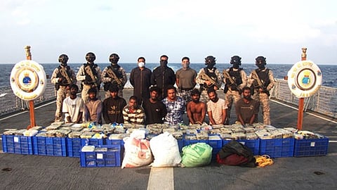 Extensive surveillance was conducted by Indian Naval Long-Range Maritime Patrol Aircraft and Remotely Piloted Aircraft.
