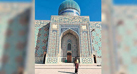 Shimmering on the Silk Route
