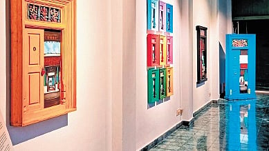 Artworks at a festival in Tamil Nadu  