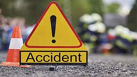 Five engineering students killed 
in a car-truck collision. 