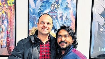 Rafelle and  Arjun Janya