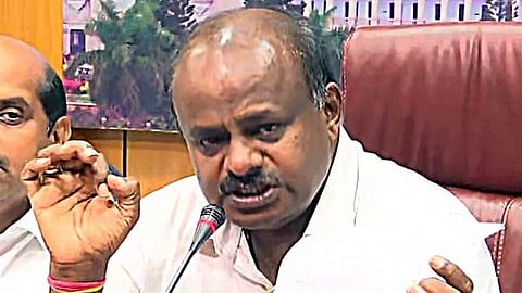 Union Minister for Heavy Industries and Steel HD Kumaraswamy