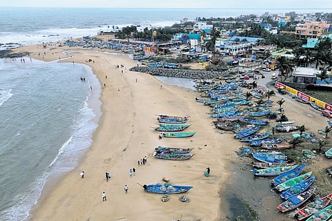 File picture of Chennai coastline.