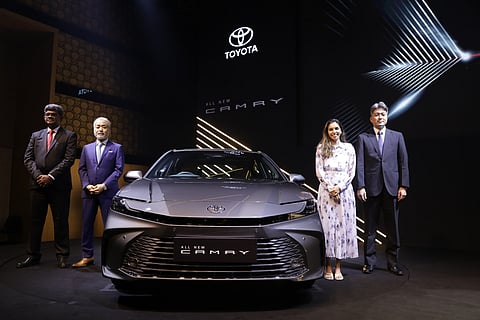 The all-new Toyota Camry hybrid electric