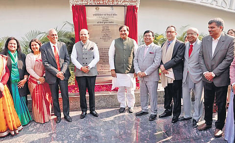 The ceremony saw the inauguration of several new infrastructure projects.