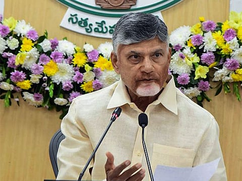 Andhra CM Chandrababu Naidu 