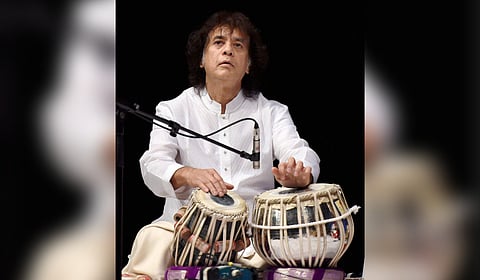 Tabla maestro Zakir Hussain