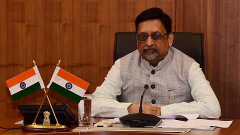 
CS Neerab Kumar Prasad reviews SIPC project monitoring mechanism on Wednesday.
