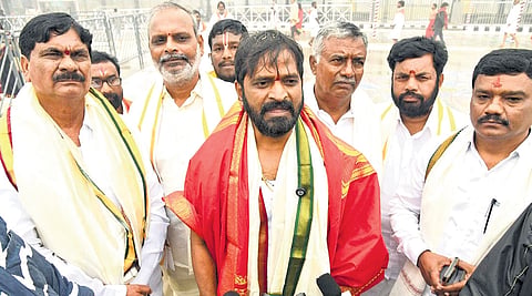 BRS leader Srinivas Goud