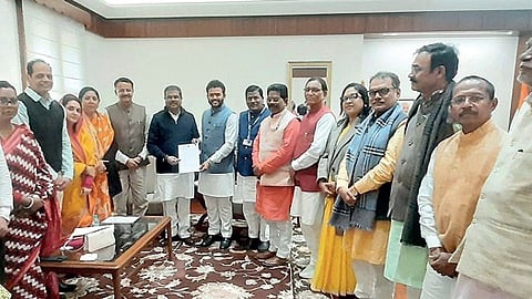  Delegation of BJP MPs