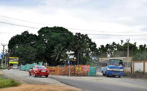 The Western Ring Road Project works that are being carried out by the state highways department 