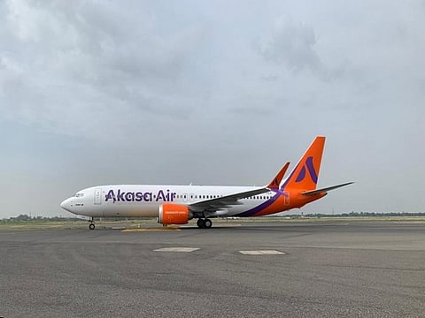 Representative Image of Akasa Air 