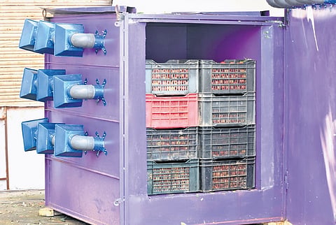 The zero energy cooling chamber developed by NIT-R team 
