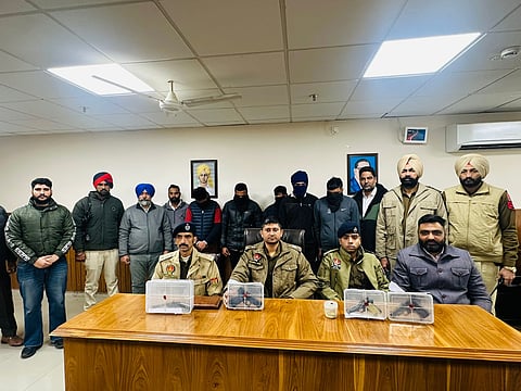 The police teams recovered four weapons, including one sophisticated USA-made 9mm Glock pistol, two .32 bore pistols, and one country-made pistol.
