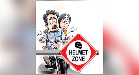 Helmet rule brings change on roads in Vijayawada