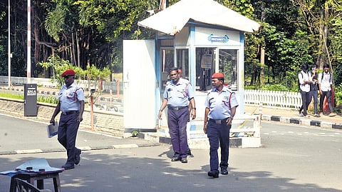 Security has been tightened at the Anna University in the past week 