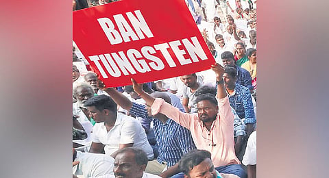 Thousands holding protest in Madurai on Tuesday 