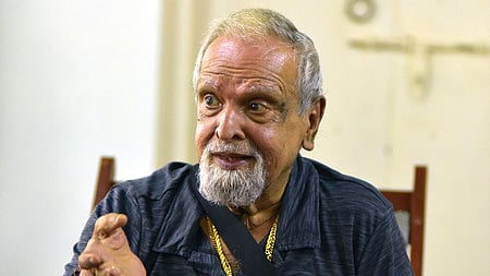 Indian playback singer and classical musician Jayachandran, interacting with The New Indian Express.