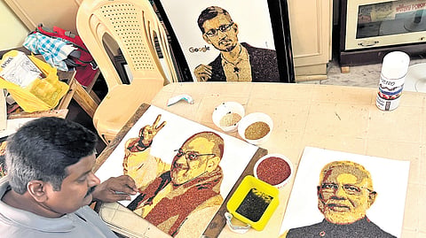 Millet Art Exhibition in Visakhapatnam